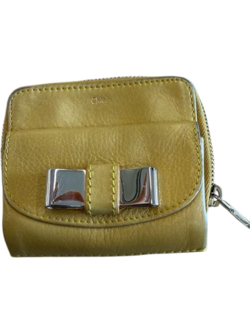 586151CR C1 Chloe Wallet Yellow Leather